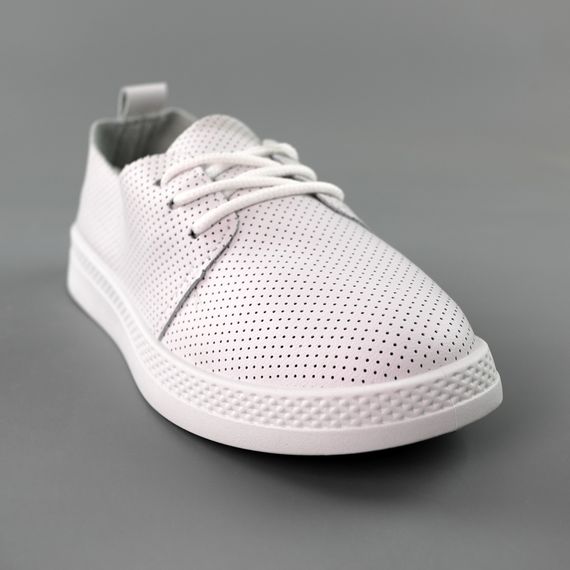 Кеди жіночі перфорація 591553 Білі 36 37 38 39 40 41 | Зображення 1