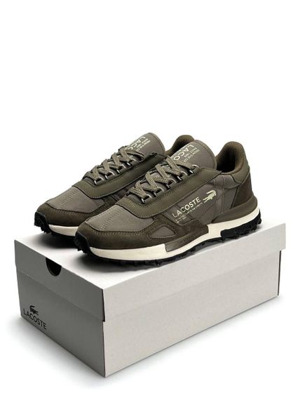 Чоловічі кросівки Lacoste Elite Active Light Brown (топ якість) A3388 | Зображення 1