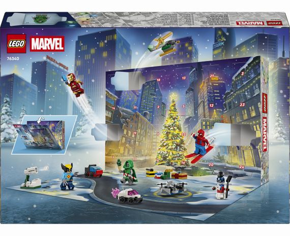 Новорічний адвент-календар 2026 ЛЕГО Супергерої Марвел Оригінал LEGO Marvel Super Heroes Advent Calendar 2026 | Зображення 1