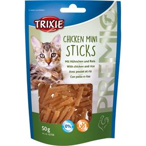 Ласощі Trixie Premio Chicken Mini Sticks для котів мініпалички з куркою та рисом 50 г