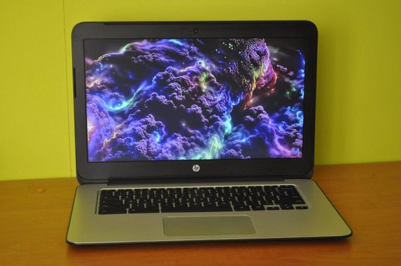Ноутбук Б-класс HP ChromeBook 14 G4 / 14" (1366x768) TN / Intel Celeron N2840 (2 ядра по 2.16 - 2.58 GHz) / 4 GB DDR3 / 16 GB eMMC / Intel HD Graphics / WebCam / Chrome OS б/у | Зображення 2