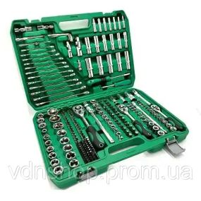 Набор инструментов с трещеткой 216 предметов в кейсе