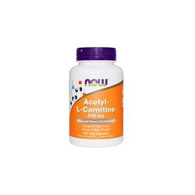 Комплекс Ацетил/Карнитин NOW Foods Acetyl-L-Carnitine 500 mg 100 Veg Caps