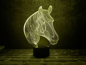 Сменная пластина для 3D ламп "Лошадка 2" 3DTOYSLAMP