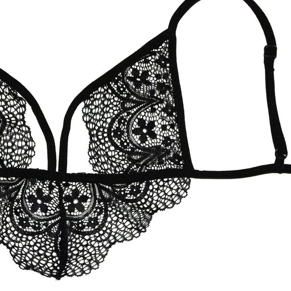Еротичний комплект Babydoll 40 Чорний 2782 | Зображення 6