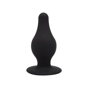Анальна пробка SilexD (Model 2 size S) двошарова, силікон+Silexpan, діаметр 3,4 см Sex Aura