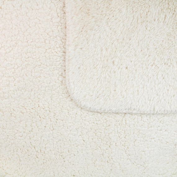 Плед-ковдра із шерпи і флісу молочний Love You 200 x 220 см | Зображення 4