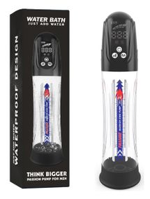 Водонепроницаемая, автоматическая вакуумная помпа с зарядкой от USB CANWIN Water Pump LCD, P412AU Sex Aura
