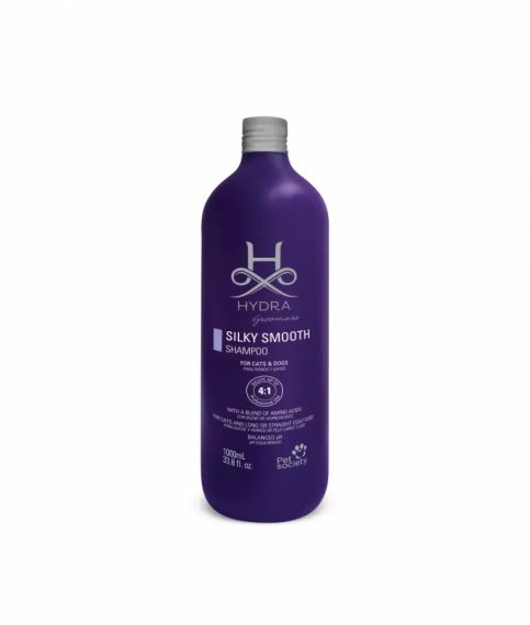 Шампунь для довгої та прямої шерсті собак та котів Hydra GROOMERS Silky Smooth Shampoo, 1 л