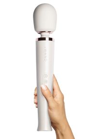 Вібратор мікрофон Le Wand RECHARGEABLE MASSAGER, перлово-білий