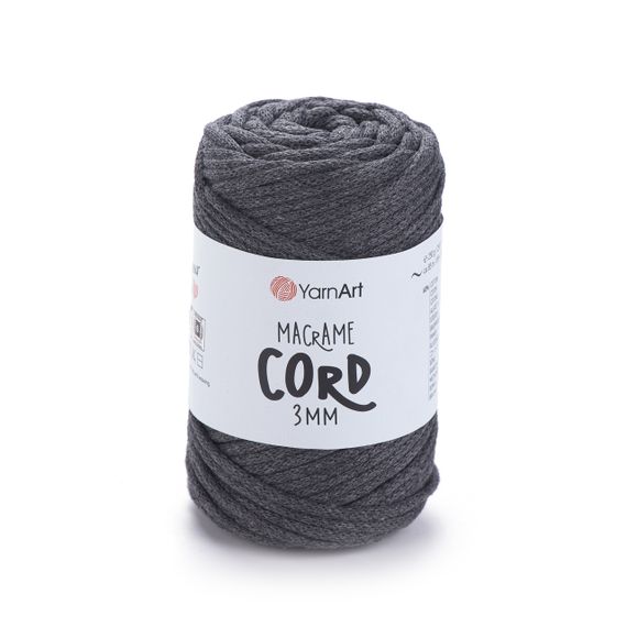Пряжа Macrame Cord 3 mm № 750 (Макраме Корд), 250 г, 85 м — Бавовняний шнур для в’язання та макраме 758