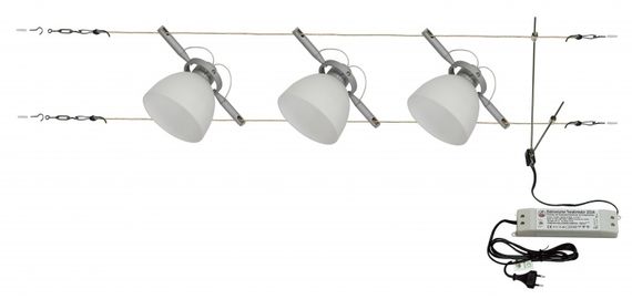 Светильник струнный поворотный (система) HTL-78/3 White