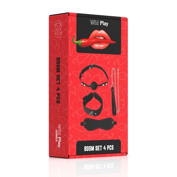 Набір БДСМ - Erospace Wild Play BDSM Set 4 pcs C9
