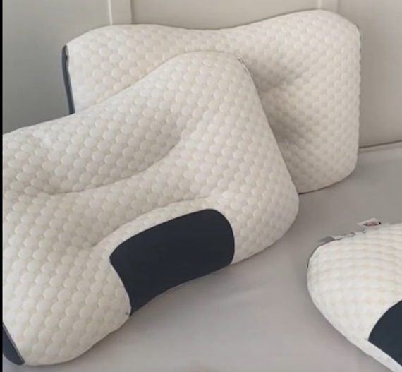 Анатомічна ортопедична подушка для сну Neck Support Massage Pillow • Подушка для шиї з ефектом пам’яті | Зображення 2