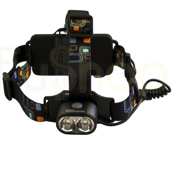 Ліхтар налобний акумуляторний WJ-935 Police 2128-2T6 | Зображення 2