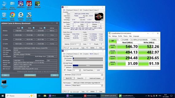 Ультрабук Б-класс Lenovo IdeaPad L340-17API / 17.3" (1600x900) TN / AMD Ryzen 5 3500U (4 (8) ядра по 2.1 - 3.7 GHz) / 16 GB DDR4 / 256 GB SSD / AMD Radeon Vega 8 Graphics / WebCam / Win 10 Lic б/у | Зображення 8
