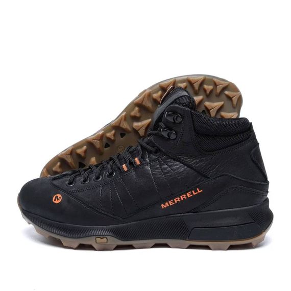 Зимові шкіряні ботинки  MERRELL чорні | Зображення 1