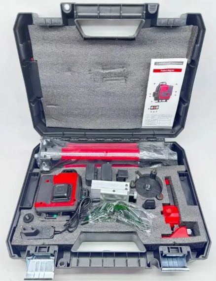 Лазерный уровень 4D 16 линий с проекцией 360° | Зображення 1