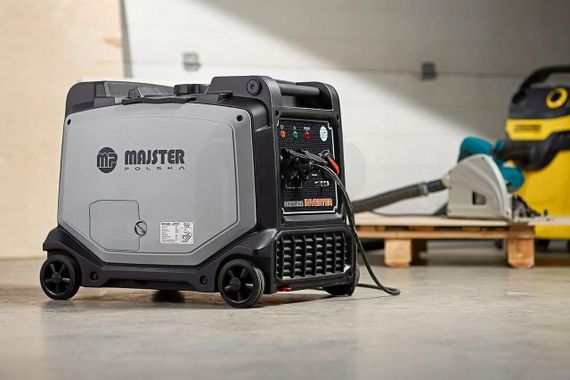 Инверторный бензиновый генератор 3 8 кВт MAJSTER POLSKA MP0662 электростанция тихий генератор с медной | Зображення 3