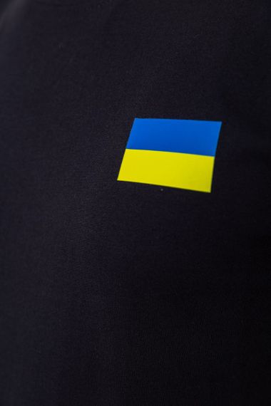 Футболка чоловіча патріотична, колір чорний, 226R040 | Зображення 4