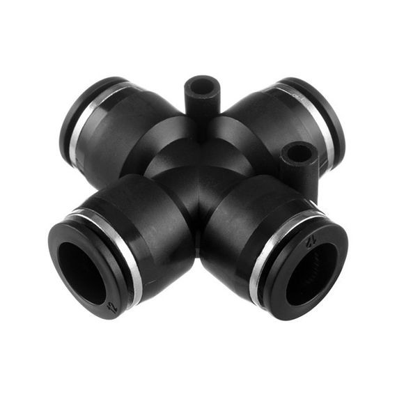 Цангове з'єднання Х-подібне для поліуретанових та ін. шлангів 12 мм INTERTOOL PT-2369 | Зображення 1