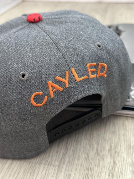 Кепка снепбек (Snapback) Baby 80's Сіро-помаранчевий 56-61р (9110) | Зображення 1