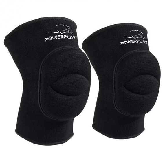 Наколінники PowerPlay PP-8000 Elastic Knee Support (пара) чорні L | Зображення 1