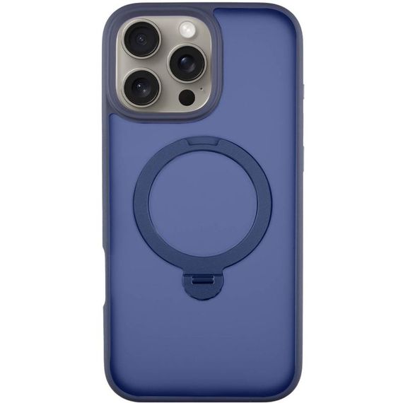 Чохол Ummi Colorful with Magnetic Fit HQ Ring для Apple iPhone 16 Pro Max (6.9") Dark Blue