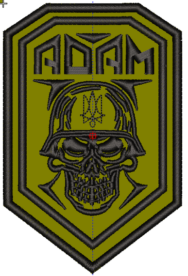 Шеврон Адам (черный, олива, пиксель или мультикам) | Зображення 2