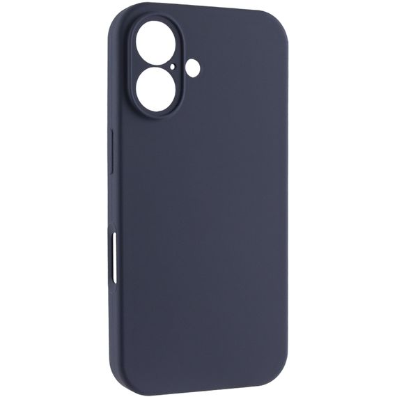 Чохол Silk Full Camera Protective (AA) NO LOGO для Apple iPhone 16 Plus (6.7") Темно-синій / Midnight blue