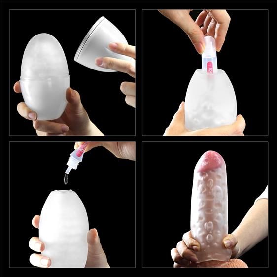 Мастурбатор - Traning Master Giant Egg Masturbator Red | Зображення 2