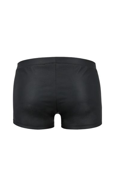 Чоловічі шкіряні боксери з клапаном Passion 050 SHORT PATRICK XXL/XXXL Black Sex Aura | Зображення 3