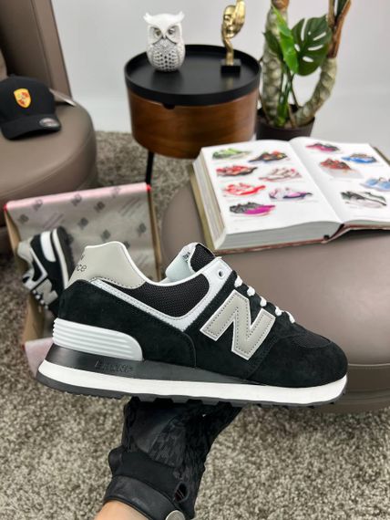 Мужские кроссовки New 574 Black Grey White Динаміка твого стилю весна / літо / осінь A4175 42 26,5 | Зображення 6