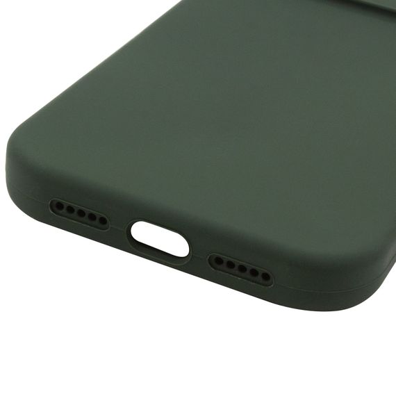 Чохол Silk Full Camera Protective (AA) NO LOGO для Apple iPhone 17 (6.3") Зелений / Cyprus Green | Зображення 3