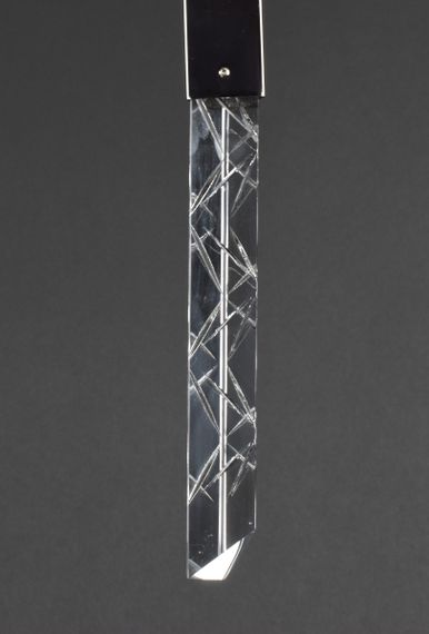 Люстра світлодіодна підвісна LED світильник для квартири на стелю лед 27630 Чорний 35-200х10х10 см. | Зображення 4