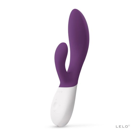 Вібратор-кролик LELO Ina Wave 2 Plum, манливий рух стовбура + вібрації sexstyle
