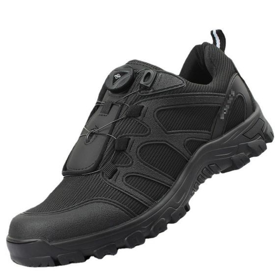 Кроссовки мужские Han-Wild H511-83A Black р.45 спортивные влагоотталкивающие с автоматической пряжкой | Зображення 5