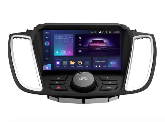 Штатна магнітола Teyes CC3 2K 4+64 Gb Ford Kuga 2 Escape 3 2012 - 2019 9'' (buttons)