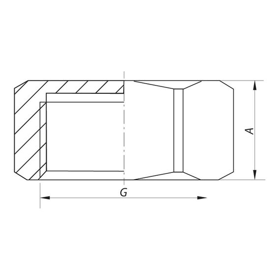 Заглушка 1/2" В Koer KF.P06F (KF0007) | Зображення 1