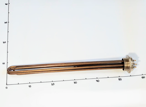 Блок Тенів 12000W з різьбою 2" (Україна) | Зображення 2