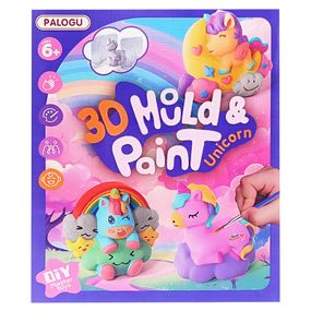 Набор для творчества Гипсовая раскраска "Unicorn" S138-34(Unicorn) гипс, формы, краски