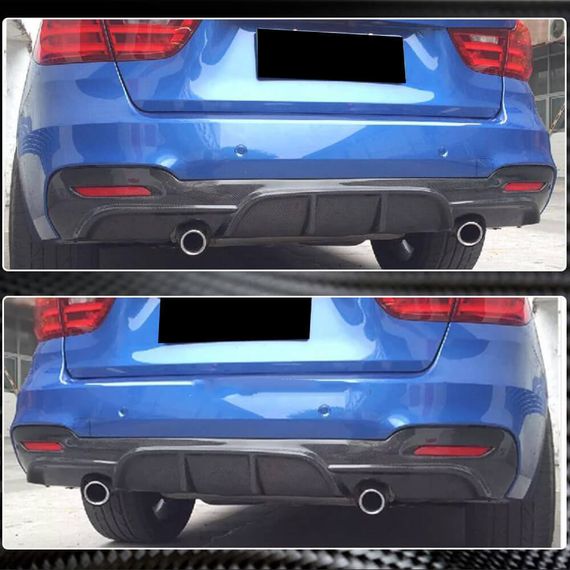 Дифузор заднього бампера V2 (для F34 M-Sport, Карбон) для BMW 3 серія F-30/31/34 2012-2019 рр | Зображення 4