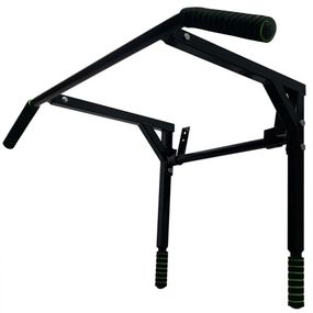Турник-брусья настенный "Iron" NE-TR-2B 2 в 1 с мягкими ручками черный