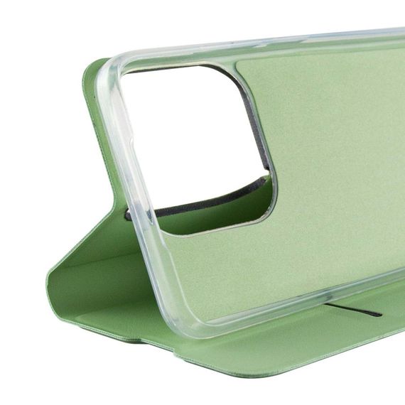 Шкіряний чохол-книжка GETMAN Elegant (PU) для Tecno Spark Go 2023 М'ятний | Зображення 4