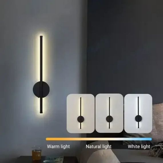 Світильник настінний 60 см Strip light HA-125 Чорний | Зображення 5