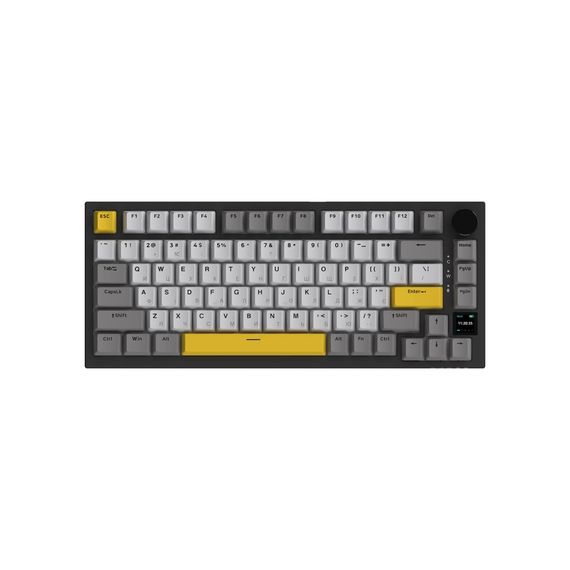 Клавіатура Ajazz AK820 Pro Flying Fish Switch Black RGB USB/Wireless/Bluetooth UA Black (AK820PRO-FF-BGY)