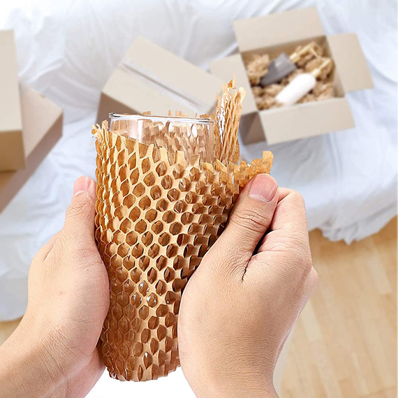 Cотовая крафт-бумага PaperPack, рулон - 42 см х 100 м, коричневая | Зображення 8