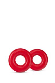Набір ерекційних кілець STAY HARD Donut RINGS OVERSIZED RED, Червоний, Розмір посилки : 8,50 х 13,50 х 2,00