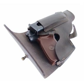 Кобура поясна (чох/обойма) ПМ "Штатна" коричнева