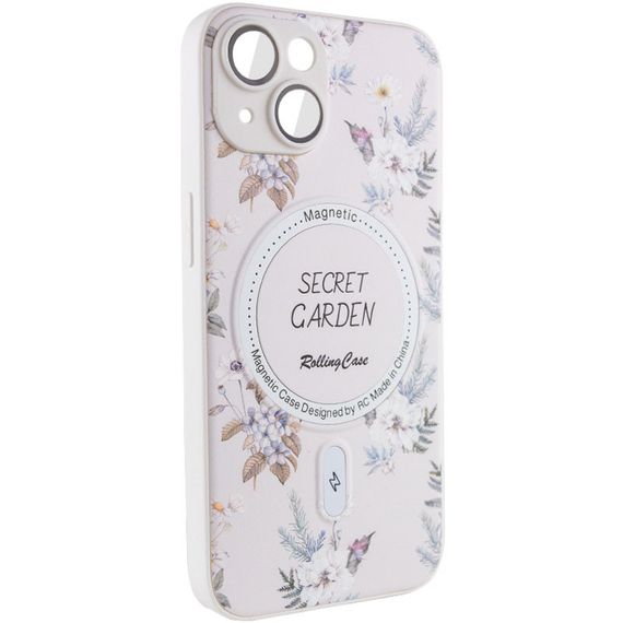 TPU+PC чохол Secret Garden with MagSafe для Apple iPhone 15 (6.1") | Зображення 1
